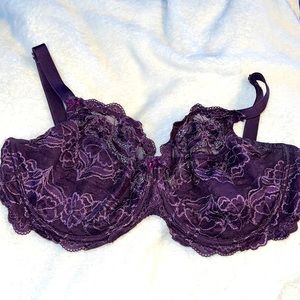 34G Purple Lace Bra